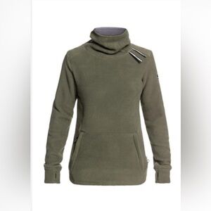 Roxy Deltine Spindye Fleece Crew Neck NWT SZ M